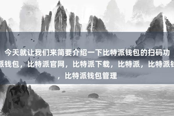 今天就让我们来简要介绍一下比特派钱包的扫码功能比特派钱包，比特派官网，比特派下载，比特派，比特派钱包管理