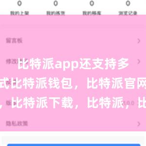 比特派app还支持多种支付方式比特派钱包，比特派官网，比特派下载，比特派，比特派钱包管理