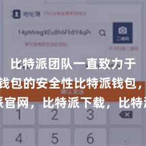 比特派团队一直致力于不断提升钱包的安全性比特派钱包，比特派官网，比特派下载，比特派，比特派钱包管理