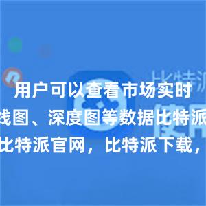 用户可以查看市场实时行情、K线图、深度图等数据比特派钱包，比特派官网，比特派下载，比特派，比特派钱包管理